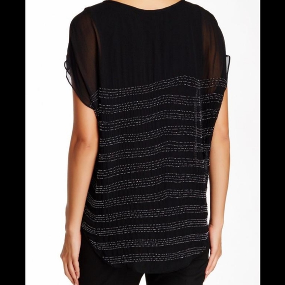 Joie Agacia G silk beaded top - Picture 2 of 7
